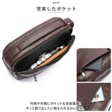 セカンドバッグ メンズ 通販 メンズバッグ ハンドバッグ クラッチバッグ 鞄 かばん カバン バッグ バック 革 かわ 2way 手提げ 手持ち ダブルファスナー 通勤 通学 フォーマル 冠婚葬祭