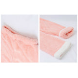 パジャマ レディース ふわふわ 上下セット 通販 ルームウェア 冬 もこもこ フランネル 前開き パンツ 長袖 長ズボン ２点セット セットアップ 厚手 暖かい 部屋着 ナイトウェア