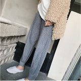 ニットパンツ レディース 通販 ニット パンツ テーパードパンツ イージーパンツ ルームウェア 部屋着 ロングパンツ 長ズボン ズボン テーパード ケーブル編みニット ウエストゴム