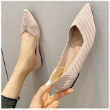 ニットパンプス Ｖカット 通販 フラットパンプス ニット パンプス フラットシューズ フラット ローヒール ポインテッドトゥ 柔らかい 歩きやすい ぺたんこ 痛くない カジュアル