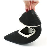 ニットパンプス Ｖカット 通販 フラットパンプス ニット パンプス フラットシューズ フラット ローヒール ポインテッドトゥ 柔らかい 歩きやすい ぺたんこ 痛くない カジュアル