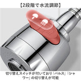 蛇口 シャワーヘッド キッチン 通販 シャワー ヘッド 蛇口シャワー 洗面台 洗面所 後付け 台所 流し ハンドシャワー 水道 水栓 ノズル 360° 首振り 節水 ステンレス ワンタッチ 切り替え