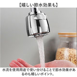 蛇口 シャワーヘッド キッチン 通販 シャワー ヘッド 蛇口シャワー 洗面台 洗面所 後付け 台所 流し ハンドシャワー 水道 水栓 ノズル 360° 首振り 節水 ステンレス ワンタッチ 切り替え