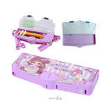筆箱 多機能 小学生 通販 ペンケース 筆入れ ふでいれ ペン入れ 女の子 男の子 両面 鉛筆削り付き ハサミ 箱型 小学校 入学準備 新入学 進級 かわいい 可愛い ステーショナリー 文具