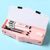 筆箱 多機能 小学生 通販 ペンケース 筆入れ ふでいれ ペン入れ 女の子 男の子 両面 鉛筆削り付き ハサミ 箱型 小学校 入学準備 新入学 進級 かわいい 可愛い ステーショナリー 文具