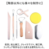 陶芸道具 13点セット 粘土細工道具 通販 陶芸工具セット 粘土道具 粘土彫刻ツール DIY手作り 彫刻用 道具セット 工具 ヘラ 入門セット 陶芸制作 彫像 彫刻 造形 陶芸 粘土細工 粘土