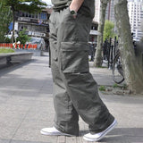 カーゴパンツ メンズ ゆったり 通販 ロングパンツ ワイドパンツ 作業ズボン ワークパンツ イージーパンツ ワイド バギーパンツ おしゃれ 作業服 マルチポケット ロング丈 男性 シンプル