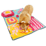 犬 おもちゃ 通販 嗅ぎマット 訓練毛布 70×110cm 猫 ノーズワーク 餌マット 嗅覚活用 ペットグッズ ストレス解消 犬猫兼用 ペットおもちゃ かわいい ヘ゜ット用品 おしゃれ オシャレ