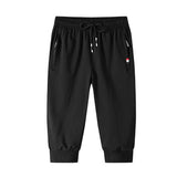 スエットパンツ メンズ 七分丈 通販 ハーフパンツ 七分丈パンツ コットンパンツ ウェストゴム ショートパンツ 短パン コットン 綿 パンツ ズボン ボトムス カジュアルパンツ シンプル