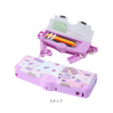 筆箱 多機能 小学生 通販 ペンケース 筆入れ ふでいれ ペン入れ 女の子 男の子 片面 鉛筆削り付き ハサミ 箱型 小学校 入学準備 新入学 進級 かわいい 可愛い 文具 文房具 入学祝い