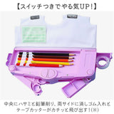 筆箱 多機能 小学生 通販 ペンケース 筆入れ ふでいれ ペン入れ 女の子 男の子 片面 鉛筆削り付き ハサミ 箱型 小学校 入学準備 新入学 進級 かわいい 可愛い 文具 文房具 入学祝い