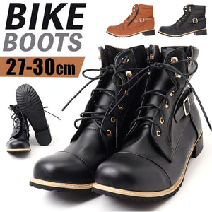バイクブーツ メンズ カジュアルブーツ 通販 オートバイ靴 ブーツ フラットシューズ ライディングシューズ ショートブーツ 軽量 軽い すべり止め 滑り止め 柔らかい フラット 疲れにくい