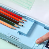 筆箱 多機能 小学生 通販 ペンケース 筆入れ ふでいれ ペン入れ 女の子 男の子 両面 鉛筆削り付き 箱型 小学校 入学準備 新入学 進級 かわいい 可愛い 入学祝い 文具 文房具