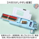 筆箱 多機能 小学生 通販 ペンケース 筆入れ ふでいれ ペン入れ 女の子 男の子 両面 鉛筆削り付き 箱型 小学校 入学準備 新入学 進級 かわいい 可愛い 入学祝い 文具 文房具