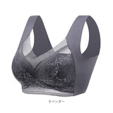 ブラジャー ノンワイヤー ホックなし 通販 ノンワイヤーブラ ブラ 単品 レース インナー レディースインナー フルカップブラジャー 下着 ブラ 単品 フルカップブラ カップ付