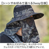 日よけ 帽子 メンズ 通販 フェイスカバー 日よけ帽子 たためる サンバイザー つば広帽子 紫外線対策 日焼け対策 ガーデンハット おしゃれ オシャレ 庭仕事 マスク 首 ネックカバー 男性