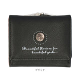 三つ折り財布 がま口 通販 財布 三つ折り レディース 折財布 小さい コンパクト カード入れ 窓付きポケット ID 身分証 免許証 おしゃれ シンプル 大人 かわいい 可愛い 上品 きれいめ
