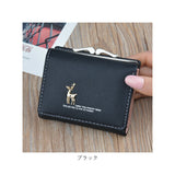 三つ折り財布 がま口 通販 財布 三つ折り レディース 折財布 小さい コンパクト カード入れ 窓付きポケット ID 身分証 免許証 おしゃれ シンプル 大人 かわいい 可愛い 上品 きれいめ