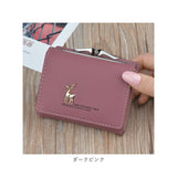 三つ折り財布 がま口 通販 財布 三つ折り レディース 折財布 小さい コンパクト カード入れ 窓付きポケット ID 身分証 免許証 おしゃれ シンプル 大人 かわいい 可愛い 上品 きれいめ
