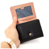 三つ折り財布 がま口 通販 財布 三つ折り レディース 折財布 小さい コンパクト カード入れ 窓付きポケット ID 身分証 免許証 おしゃれ シンプル 大人 かわいい 可愛い 上品 きれいめ