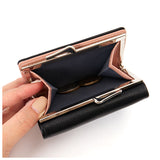 三つ折り財布 がま口 通販 財布 三つ折り レディース 折財布 小さい コンパクト カード入れ 窓付きポケット ID 身分証 免許証 おしゃれ シンプル 大人 かわいい 可愛い 上品 きれいめ