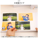 フォトアルバム チェキサイズ 200枚 通販 アルバム ポケットアルバム 写真 チェキ フォト ポケット 男の子 女の子 収納 子供 子ども こども 成長 かわいい デザイン おしゃれ 贈り物