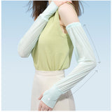 アームカバー 薄い 滑らか 軽量 通販 レディース 腕カバー 手袋 ロング 袖 スリーブ カバー 柔らかい やわらかい 滑り止め すべり止め 日焼け防止 紫外線対策 日よけ 日除け