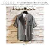 シャツ カジュアルシャツ 七分袖 通販 メンズ コーデュロイシャツ トップス アウター コーデュロイ メンズシャツ 春 秋 羽織り おしゃれ カジュアル 無地 シンプル ジャケット オシャレ