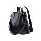 リュック レディース レザー 通販 リュックサック バックパック デイパック 2way ショルダー ショルダーバッグ ショルダーバック 肩掛け 背面ファスナー 防犯 セキュリティ 通勤 通学 革