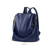 リュック レディース レザー 通販 リュックサック バックパック デイパック 2way ショルダー ショルダーバッグ ショルダーバック 肩掛け 背面ファスナー 防犯 セキュリティ 通勤 通学 革