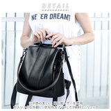 リュック レディース レザー 通販 リュックサック バックパック デイパック 2way ショルダー ショルダーバッグ ショルダーバック 肩掛け 背面ファスナー 防犯 セキュリティ 通勤 通学 革