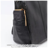 リュック レディース レザー 通販 リュックサック バックパック デイパック 2way ショルダー ショルダーバッグ ショルダーバック 肩掛け 背面ファスナー 防犯 セキュリティ 通勤 通学 革