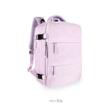 機内持ち込み リュック 大容量 通販 レディース 旅行 リュックサック バックパック デイパック 大容量 A4 B4 通勤 通学 出張 キャリーオン 機内持ち込み 靴入れ シューズケース ポケット