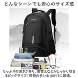 バックパック 大容量 通販 メンズ レディース リュックサック デイパック リュック 防災リュック 登山 キャンプ トレッキング 旅行 ハイキング アウトドア 通勤 通学 出張 防災バッグ