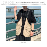 ポケット たくさん ベスト 通販 多機能ベスト フィッシングベスト キャンプベスト アウトドアベスト 多ポケット 多機能ポケット ベストバッグ 袖なし メンズ レディース ツーリング