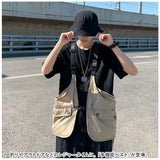 ポケット たくさん ベスト 通販 多機能ベスト フィッシングベスト キャンプベスト アウトドアベスト 多ポケット 多機能ポケット ベストバッグ 袖なし メンズ レディース ツーリング