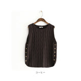 ニットベスト ショート レディース 通販 トップス ショート丈 無地 シンプル 丸首 ベスト 重ね着 コーディネート おしゃれ カジュアル ニットトップス ノースリーブアウター レイヤード