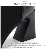 ブーツ レディース ショート 通販 ソックスブーツ 靴 くつ クツ ヒール チャンキーヒール シューズ 6.5cm 歩きやすい スクエアトゥ ストレッチ 伸縮性 PU レザー 通勤 通学 秋 冬 上品
