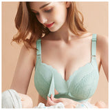 授乳ブラ 前開き 通販 授乳ブラジャー ノンワイヤー ブラジャー インナー マタニティブラ アンダーウェア レース 下着 妊婦 授乳用 無地 可愛い おしゃれ 大きいサイズ 産前産後