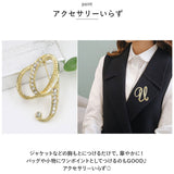 ブローチ おしゃれ 通販 イニシャルブローチ ピンバッジ アクセサリー イニシャル チャーム ジュエリー おしゃれ 大人可愛い レディース ピン ピンズ 卒業式 卒園式 入学式 入園式 誕生日