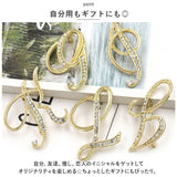 ブローチ おしゃれ 通販 イニシャルブローチ ピンバッジ アクセサリー イニシャル チャーム ジュエリー おしゃれ 大人可愛い レディース ピン ピンズ 卒業式 卒園式 入学式 入園式 誕生日