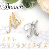 ブローチ おしゃれ 通販 イニシャルブローチ ピンバッジ アクセサリー イニシャル チャーム ジュエリー おしゃれ 大人可愛い レディース ピン ピンズ 卒業式 卒園式 入学式 入園式 誕生日
