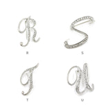 ブローチ おしゃれ 通販 ピンバッジ アクセサリー イニシャルブローチ チャーム イニシャル 大人可愛い ジュエリー おしゃれ レディース ピン ピンズ 卒業式 卒園式 入学式 入園式 誕生日