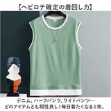 タンクトップ メンズ 通販 綿 コットン 袖無し ノースリーブ おしゃれ 夏 トレーニング 筋トレ オシャレ メンズファッション カジュアル シンプル 袖なし ジム スポーツ 運動 ランニング