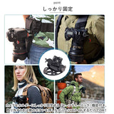 カメラ ホルダー 通販 カメラクイックリリー カメラホルダー カメラホルスター クリップ アクセサリー アタッチメント クイックリリース デジカメ 一眼レフカメラ ビデオカメラ