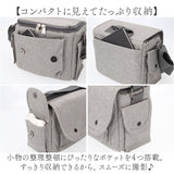 カメラバッグ ショルダー 通販 ショルダーバッグ 斜め掛けバッグ 撮影バッグ 防水 一眼レフ カメラケース 斜め掛け ななめがけ 仕切り ミラーレス 男女兼用 シンプル 無地 キャンバス素材