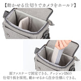 カメラバッグ ショルダー 通販 ショルダーバッグ 斜め掛けバッグ 撮影バッグ 防水 一眼レフ カメラケース 斜め掛け ななめがけ 仕切り ミラーレス 男女兼用 シンプル 無地 キャンバス素材
