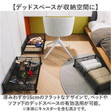 収納ケース 折り畳み 2個セット ベッド下 通販 収納ボックス ベッド下引き出し 引き出し 引出し チェスト 衣装ケース 小物収納 ベッド下収納 隙間収納 収納 折りたたみ キャスター