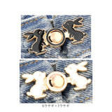 ウエスト 調整 クリップ 2個セット 通販 調節クリップ ウエスト調整 サイズ調整 ウェスト 調整金具 ジーンズ デニム ズボン パンツ 女の子 2組セット 二個 大人 子ども 子供 セルフ