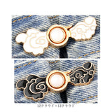 ウエスト 調整 クリップ 2個セット 通販 調節クリップ ウエスト調整 サイズ調整 ウェスト 調整金具 ジーンズ デニム ズボン パンツ 女の子 2組セット 二個 大人 子ども 子供 セルフ